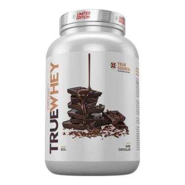 Imagem de True Whey Protein Dark Chocolate - True Source 837g, Dark Chocolate, 8