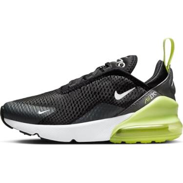 Imagem de Nike Tênis infantil Air Max 270 (AO2372-704, limão claro/preto/antracite/branco), Torção limão claro/preto/antracite/branco, 13 Little Kid