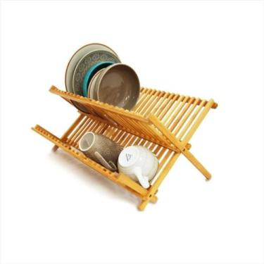 Imagem de Escorredor De Pratos Em Bambu Dobrável - Top Rio