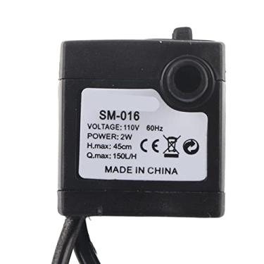Imagem de Tbest Bomba Submersível Ultra Silenciosa De 2 W Com Luz Led Para Aquário, Tanque Peixes, Fonte, Aeradora (Padrão Americano (110 V))