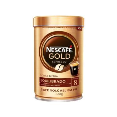 Imagem de Café Solúvel Nescafé Espresso Equilibrado Arábica - Lata 100g, 100g