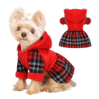 Imagem de Moletom com capuz para cães, roupas de cachorro, roupas para cães pequenos, meninos, meninas, animais de estimação para cães, casacos de cachorro para clima frio, moletom para cachorro de outono para