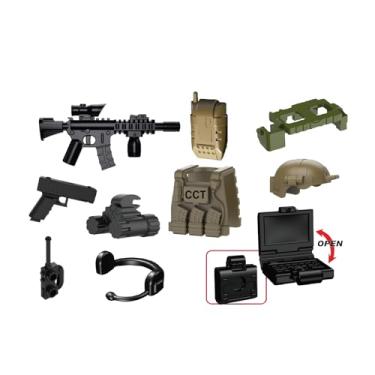 Imagem de Pacote de armas Battle Brick Battle Bag CCT compatível com minipeças Lego