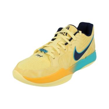 Imagem de Nike Tênis de basquete Ja 2 (FD7328-700, amarelo macio/ouro universitário/cacto empoeirado/obsidiana), Amarelo macio/ouro universitário/cacto empoeirado/obsidiana, 45