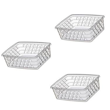 Imagem de Kit 3 Caixas Decorativa Cesto Organizador Multiuso Transp - Uninjet