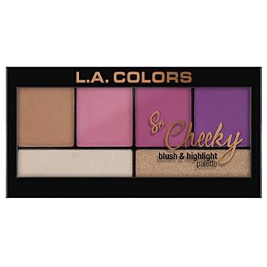 Imagem de L.A. COLORS So Cheeky Blush and Highlight Palette, Sweet and Sassy C30463