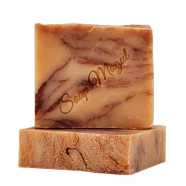 Imagem de Soap Mogul Sabonete em barra totalmente natural para homens com zero grão, cedro cítrico, óleo de coco orgânico, para rosto seco e pele, mãos secas. presentes para seu marido, pai, irmão, namorado