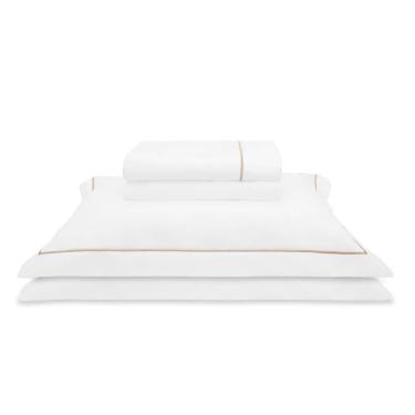 Imagem de Jogo De Cama Queen 300 Fios Lazio - Kacyumara Branco