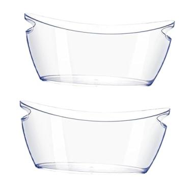 Imagem de ＫＬＫＣＭＳ 2 peças de recipientes de gelo para bebidas, recipientes de gelo para bebidas, para coquetéis de férias de verão