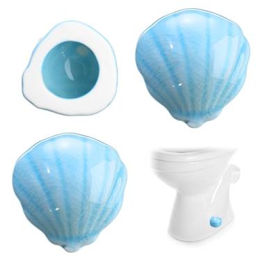 Imagem de FillTouch 2 peças de tampas de parafuso de vaso sanitário, tampas de parafuso de vaso sanitário decorativas, acessórios de cerâmica de animais fofos para decoração de banheiro doméstico (branco