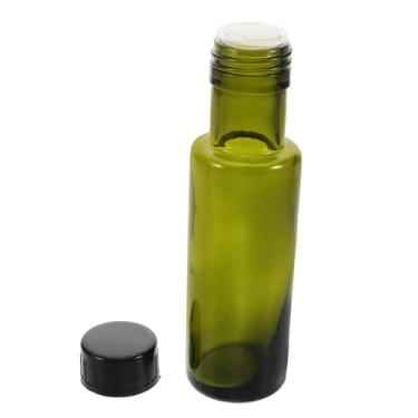 Imagem de MUCKLILY Garrafa de azeite de oliva de vidro portátil com tampa selada, recipiente compacto elegante para óleos de oliva e camélia para viagens e culinária