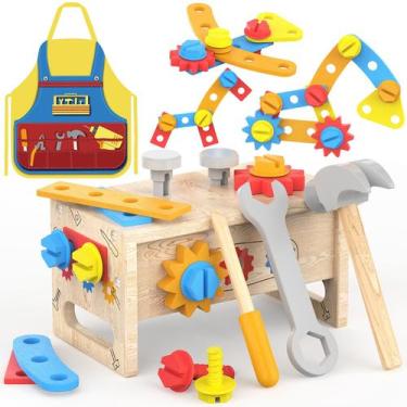 Imagem de Conjunto de ferramentas para crianças: brinquedos Montessori com avent