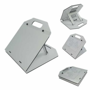 Imagem de Prancheta A4 Articulada Portátil Desenho Técnico Branca 6Mm