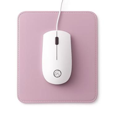 Imagem de Mouse Pad Pequeno Rosa Claro Premium Antiderrapante para Escritório