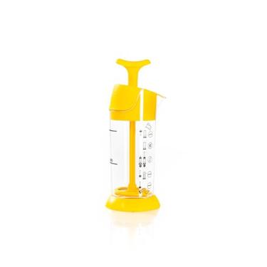 Imagem de Espumador de Leite Pressca – Cremeira Manual Para Leite Quente e Frio, Livre de BPA, Vai ao Micro-ondas, Alta Resistência, Café Cremoso em Segundos- Cor:Amarelo