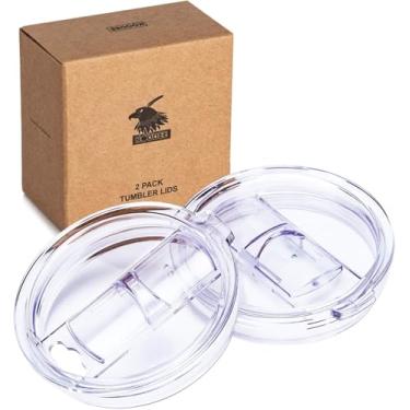 Imagem de Tampas de reposição para copo de 30 oz, tampas à prova de derramamento, tampas de respingo, adequadas para YETI Rambler, Ozark Trail, Old Style Rtic e mais copos de copo (30 oz, 2 unidades)