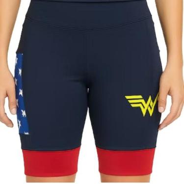 Imagem de Bermuda, short com bolsos nas laterais mulher maravilha - Nascer do so