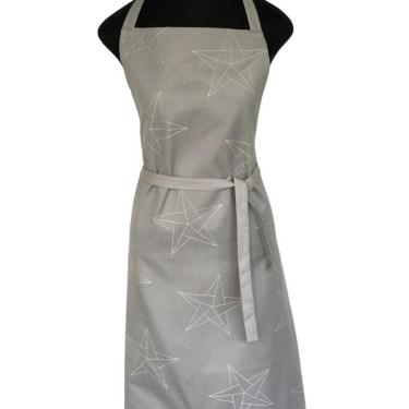 Imagem de Avental De Cozinha Big Star Cinza 100% Algodão Jaquard