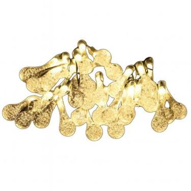 Imagem de Pisca Gota 10 Metros 80 Lâmpadas LED Branco Quente Estático  Decoração