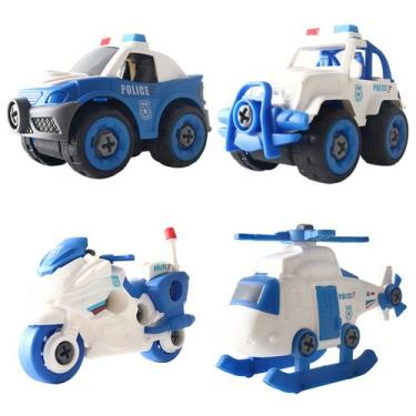 Imagem de Carro infantil destacável DIY Boy Free Motorcycle Helicóptero Modelo T