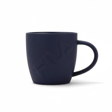 Imagem de FUTURE FOUNDERS Caneca de cerâmica genuína Fi-la azul-marinho | Copo de cerâmica com capacidade de 590 ml para chocolate quente, café expresso e chá - acabamento emborrachado presente de aniversário e