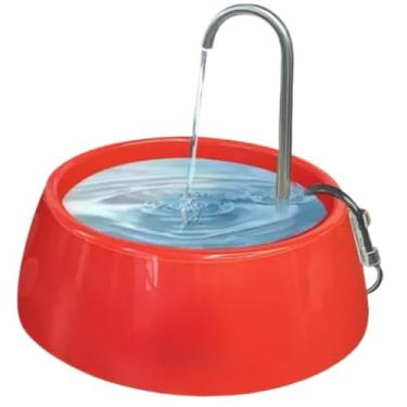 Imagem de Fonte De Agua Gatos Bebedouro Pet Cães Mec Dura 35x25x19cm 2.5L Bivolt Silenciosa Residencia Bebedouro Para Cães (MEC-VERMELHO)