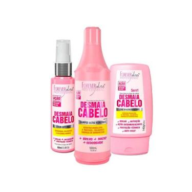 Imagem de Kit Desmaia Cabelo Forever Liss Shampoo 500 Sérum Leave-in - Forever L