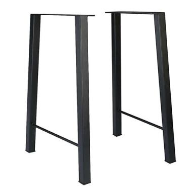 Imagem de Pernas de mesa de aço metálico TENGCHANG 28", carga de 8 kg