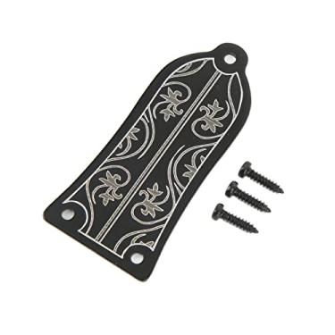 Imagem de RiToEasysports Capa Decorativa de Metal para Haste de Treliça, Com Instalação Simples para Proteção de Guitarra, Acessórios de Guitarra de Ferro Preto para Processamento Fino