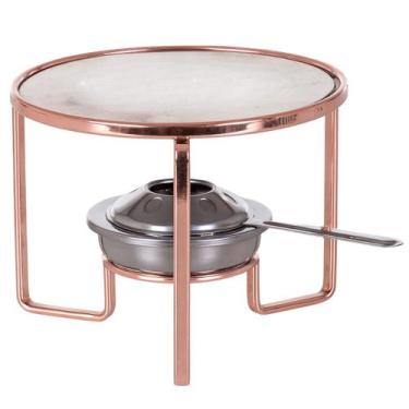 Imagem de Kit Fondue Rechaud Com Queimador Fogareiro Acendedor Para Camping Rest