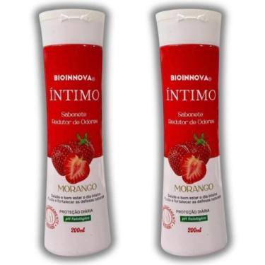 Imagem de Kit 2 Sabonetes Intimo Morango BioInnova 200 ml