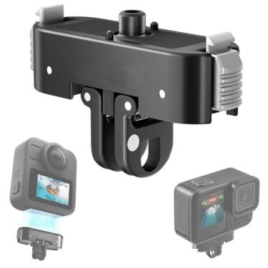 Imagem de Gaekol Suporte magnético de liberação rápida compatível com GoPro Hero 13 Black/Max 2, acessórios adaptadores de montagem de metal para câmera GoPro 13