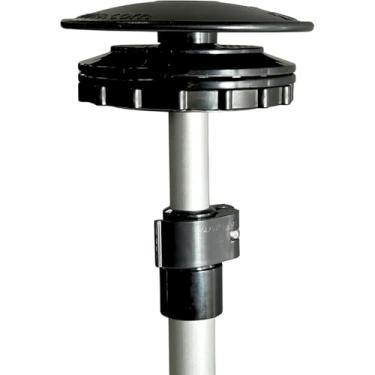 Imagem de Vico Marine Sistema de ventilação da tampa do barco com ventilação do barco 3 - mastro de suporte de alumínio se estende de 53 polegadas a 55 polegadas - Base do poste giratório - 2 travas patenteadas