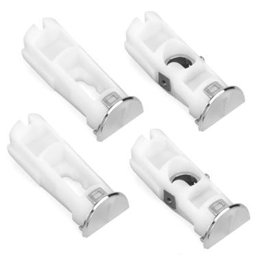 Imagem de 4 peças DA61-07540A Kit de suporte de maçaneta de porta de freezer, peças de substituição de maçanetas de porta de geladeira compatíveis com geladeira Samsung