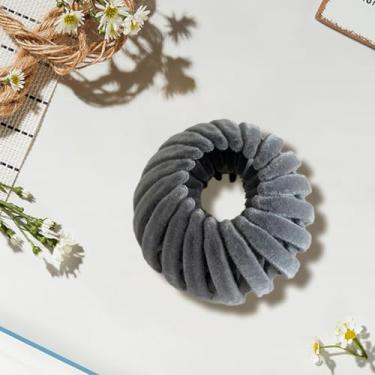 Imagem de Grampo de cabelo mágico Birds Nest Prendedor de cabelo de veludo expansível garra de cabelo fixa