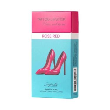 Imagem de Batom à Prova D'Água e Antiaderente de Longa Duração - 20 Unidades, ro