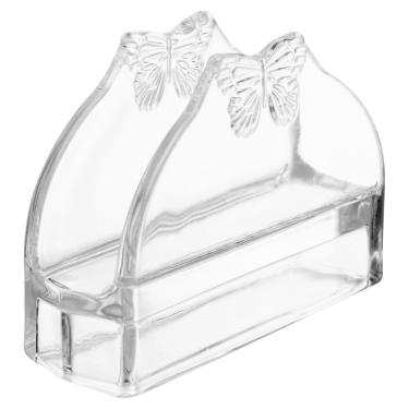 Imagem de Porta Guardanapos De Vidro Butterfly 13Cm Wolff