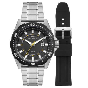 Imagem de Relógio Technos Masculino Racer Premium Bicolor - 2315LBC/T1Y