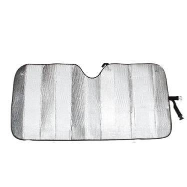 Imagem de Shakas Protetor solar de para-brisa de carro, placa de resfriamento com isolamento térmico de bolhas espessas, capa de proteção antienvelhecimento interior dobrável à prova de sol, para instalação de