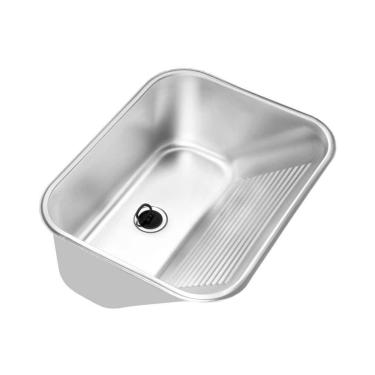 Imagem de Tanque Em Aço Inox Monobloco Ghelplus Para Embutir 43,5x43,2cm
