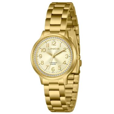 Imagem de Relógio Lince Feminino Ref: Lrgh261l36 C2kx Casual Dourado