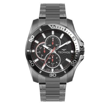 Imagem de Relógio Technos Masculino Racer Grafite - 6p27duw-1p Relógio Technos Masculino Racer Premium Grafite - 6p27duw-1p