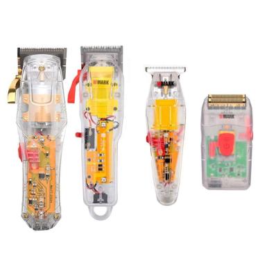 Imagem de Kit 4 Maquina De Cortar Cabelo Wmark Ng108 Ng208 Ng202 Ng987