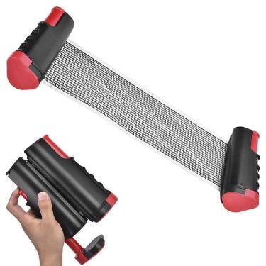 Imagem de Rede De Ping Pong Retratil Extensivel Treino Jogo Esporte Tenis De Mesa Resistente Portatil Recreaçao