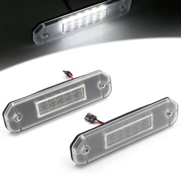 Imagem de Conjunto de luz de placa de licença LED para Honda Civic 6ª geração 1992-2000 Coupe/Sedan, 1993-1997 Del Sol, substituição OEM 6000K Xenon branco sem erros, kit de luzes LED de etiqueta de LED