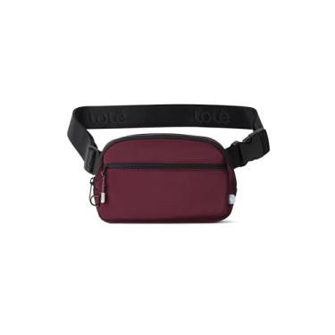 Imagem de LOLË Bolsa Jamie Belt | Bolsas transversais pequenas para mulheres | Essenciais de viagem para mulheres | Pochetes com alça ajustável, Dark Cherry P755, One Size
