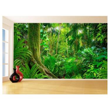 Imagem de Papel De Parede Floresta Tropical Caminho Luz 3,5M Xna230 - Você Decor