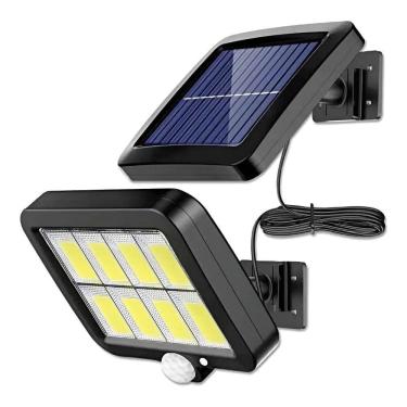 Imagem de Luminária Solar Parede Led Solar 120 Leds Cob Sensor Presenç