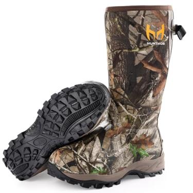 Imagem de Hunthor Botas de caça masculinas, à prova d'água, isoladas, 6 mm, neoprene de borracha para caça e atividades ao ar livre (camuflagem), Next Camo G2, 41