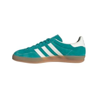 Imagem de adidas Tênis masculino casual com cadarço Gazelle - Verde, Multi, 11 Wide